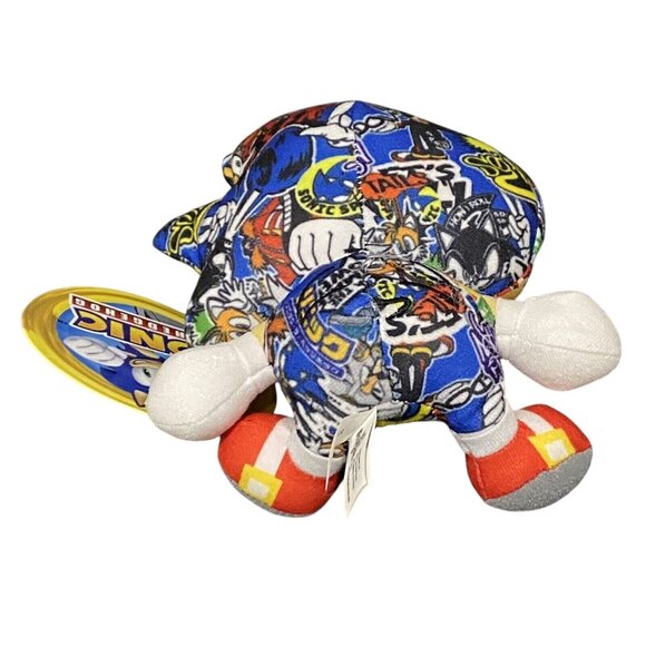Toy Factory Sega Sonic the Hedgehog Plush 6" Sticker Bomb Stuffed Animal - Picture 4 of 6